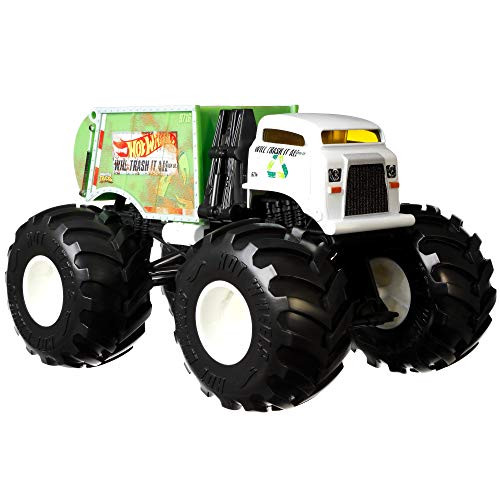 Hot Wheels Monster Trucks 1:24 Scale Assortment, Will Trash It All