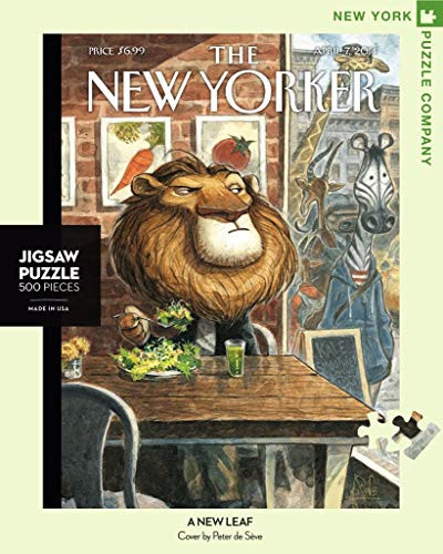 New York Puzzle Company - New Yorker A New Leaf - 500 Piece Jigsaw Puzzle