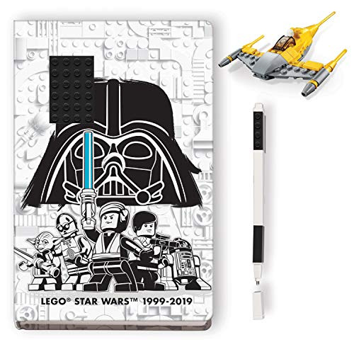 LEGO Star Wars Naboo Starfighter Creativity Set with FSC Certified Journal, Naboo Starfighter Building Toy, and Black Gel Pen