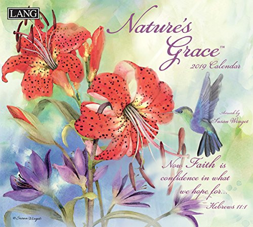 The LANG Companies Nature's Grace 2019 Wall Calendar (19991001932)