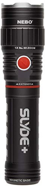 NEBO 300-Lumen LED Worklight Flashlight: Slyde+ Has a Strong Magnetic Base; Use as a Standard Flashlight or Slide to Open and Reveal the Best Work Light - Nebo 6525 NEBO 300-Lumen LED Worklight Flashlight: Slyde+ Has a Strong Magnetic Base; Use as a Standard Flashlight or Slide to Open and Reveal the Best Work Light - Nebo 6525
