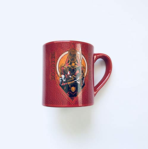 Silver Buffalo BP130532 Marvel Black Panther Okoye Wakanda Forever Ceramic Mug, 14-Ounce, Red