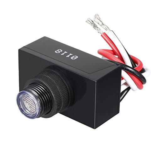 uxcell Outdoor Post Eye Light Control with Photocell Dusk to Dawn Light Sensor Switch AC120V