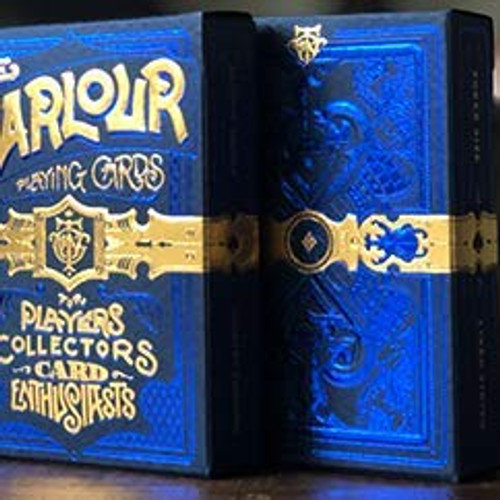 SYNCSPIKE The Parlour Playing Cards (Blue) & Clear Plastic Protective Playing Cards case SYNCSPIKE The Parlour Playing Cards (Blue) & Clear Plastic Protective Playing Cards case
