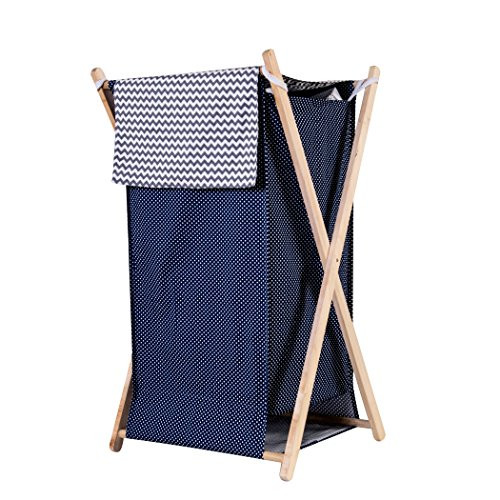 Trend Lab Perfectly Navy Hamper Set