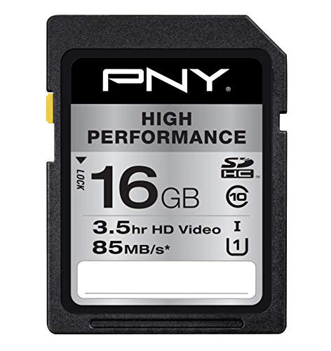 16GB High Performance Class 10 U1 SDHC Flash Memory Card