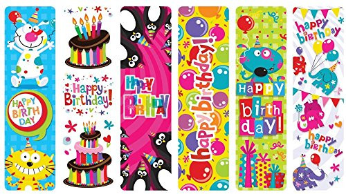 Raymond Geddes Happy Birthday Bookmarks (Pack of 100)