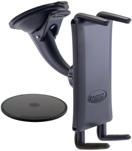 Arkon Windshield or Dash Phone and Midsize Tablet Car Mount for iPhone XS Max XS XR X 8 Retail Black