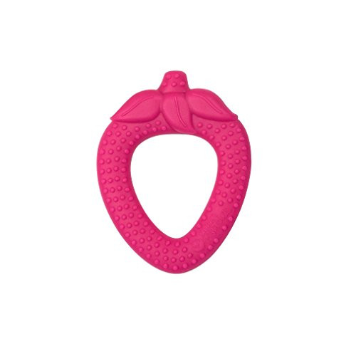 green sprouts Fruit Teether made from Silicone |  Soothes gums & promotes healthy oral development | Soft, flexible silicone eases pain, Easy to hold, gum, & chew, Dishwasher safe