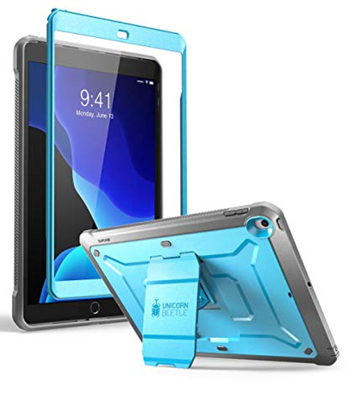 SUPCASE Designed for iPad 10.2 2019 Case, [Unicorn Beetle Pro Series] with Built-in Screen Protector and Dual Layer Full Body Rugged Protective Case for iPad 10.2 Inch 2019, iPad 7th Generation (blue)