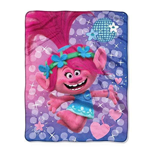 Kids Warehouse DreamWorks Trolls Bright Star Throw Blanket - 50" by 40"