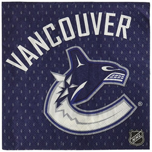 Vancouver Canucks Collection Beverage Napkins, 96 Ct.