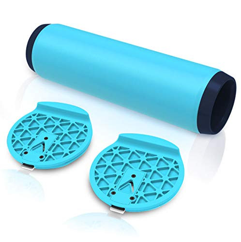 MORFBOARD Balance Xtension, Roller Board Extension for Exercise, Athletic Training & Board Sports, Includes 2 End Block Extensions & 1 Roller, Deck Sold