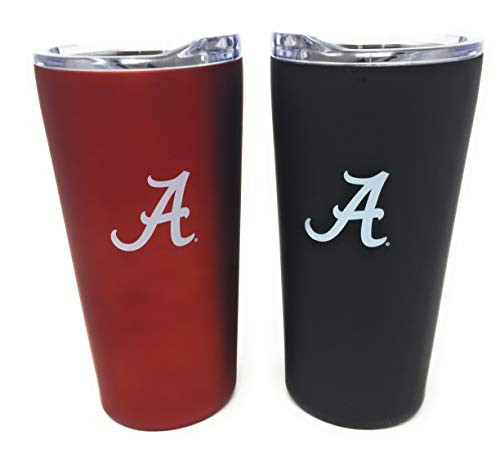 The Fanatic Group Set of 2 16 Ounce Stainless Steel Tumbler Set for NCAA University of Alabama Crimson Tide The Fanatic Group Set of 2 16 Ounce Stainless Steel Tumbler Set for NCAA University of Alabama Crimson Tide