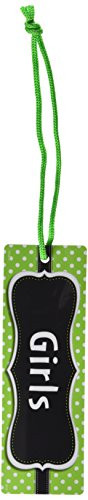 Teacher Created Resources Lime Polka Dots Magnetic Girls Pass (77240)