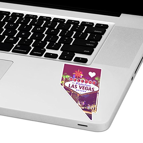 Nevada Love Laptop Trackpad Sticker 3" Wide x 4" Tall