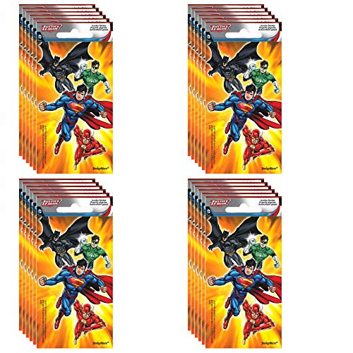 Enlightening Minds 24 Justice League Stickers - Batman, Superman, The Flash, Green Lantern Enlightening Minds 24 Justice League Stickers - Batman, Superman, The Flash, Green Lantern