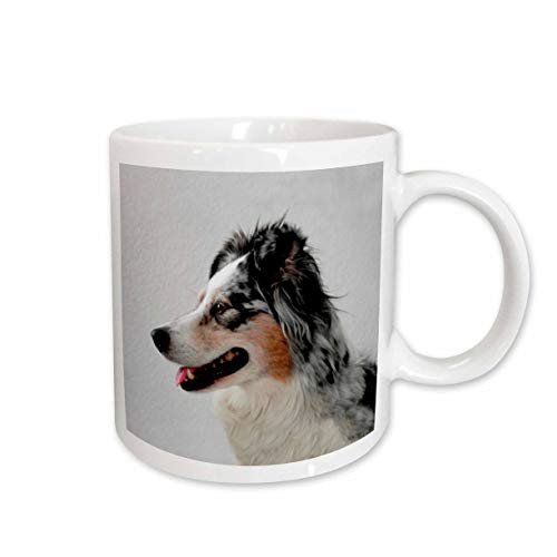 3dRose Australian Shepherd Ceramic Mug, 15-Ounce