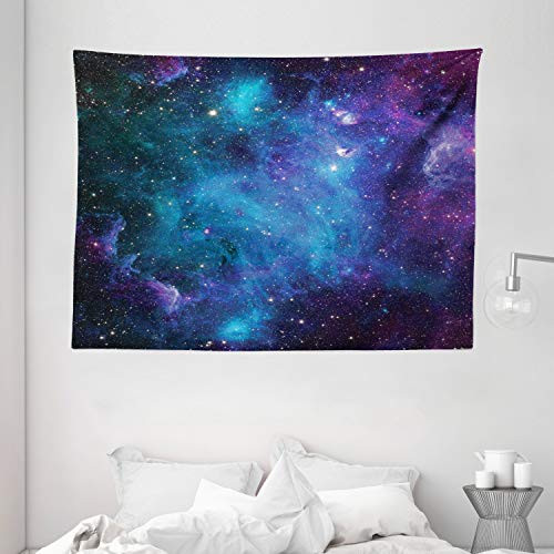 Ambesonne Space Decor Tapestry by, Galaxy Stars in Space Celestial Astronomic Planets in The Universe Milky Way Print, Wall Hanging for Bedroom Living Room Dorm, 80" X 60", Navy Purple Ambesonne Space Decor Tapestry by, Galaxy Stars in Space Celestial Astronomic Planets in The Universe Milky Way Print, Wall Hanging for Bedroom Living Room Dorm, 80" X 60", Navy Purple