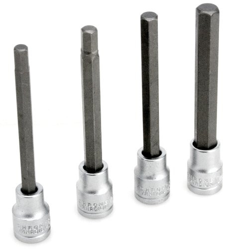 Performance Tool W86022 4-Piece Metric Brake Caliper Hex Bit Set