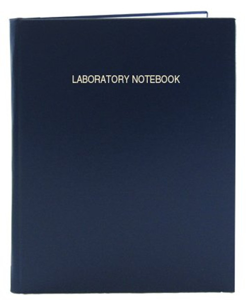 BookFactory Blue A4 Lab Notebook - 168 Pages (5mm Grid Format), A4-8.27 x 11.69 (21 cm x 29.7cm), Blue Cover, Smyth Sewn Hardbound Laboratory Notebook (LIRPE-168-4GR-A-LBT1)