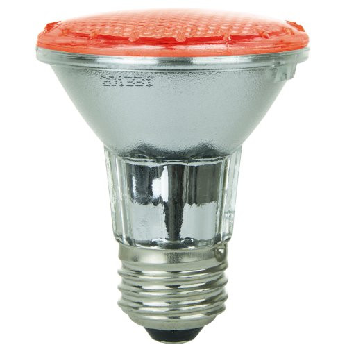 Sunlite 80003-SU PAR20/36LED/2W/R LED 120-volt 2-watt Medium Based PAR20 Turtle Friendly Lamp, Red