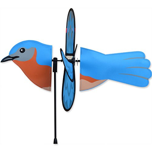Premier Kites BLUEBIRD Petite Garden Stake Wind Spinner by Designs-17.25" w