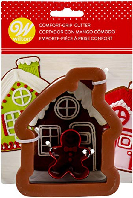 Wilton W3103745 Comfort-Grip Cookie Cutter 4", Gingerbread House Wilton W3103745 Comfort-Grip Cookie Cutter 4", Gingerbread House
