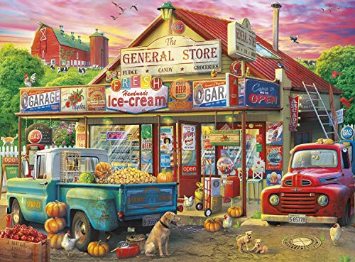 Buffalo Games - Country Life - Country Store - 1000 Piece Jigsaw Puzzle Buffalo Games - Country Life - Country Store - 1000 Piece Jigsaw Puzzle