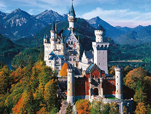 Buffalo Games - Majestic Castles - Neuschwanstein Castle Bavaria - 750 Piece Jigsaw Puzzle
