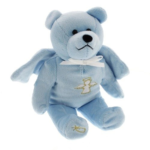 Blue Guardian Angel Bear