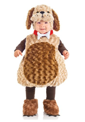 Underwraps Kid's Toddler's Belly Babies Puppy Costume Childrens Costume, Brown, Extra Small