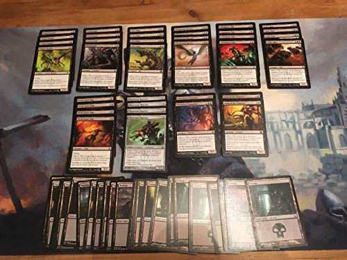 Mono Black Infect Deck - Modern Legal - Custom Built - Magic The Gathering - MTG - 60 Card