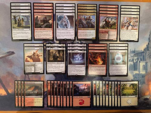 Elite Red White Knight Deck - Very Powerful - Modern Legal - Custom Built - Magic The Gathering - MTG - 60 Card!