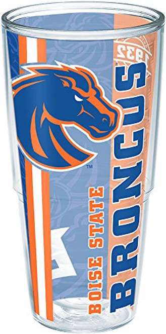 Tervis 1229517 Boise State Broncos College Pride Insulated Tumbler With Wrap 24 oz Clear Tervis 1229517 Boise State Broncos College Pride Insulated Tumbler With Wrap 24 oz Clear