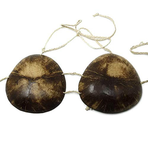 Fun Express - Coconut Bra for Party - Apparel Accessories - Luauwear - Misc Luauwear - Party - 1 Piece