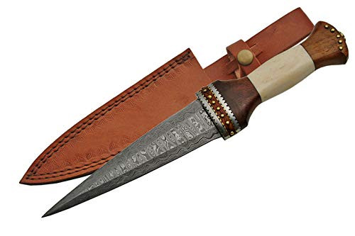 SZCO Supplies Damascus Dirk, 12.5" SZCO Supplies Damascus Dirk, 12.5"