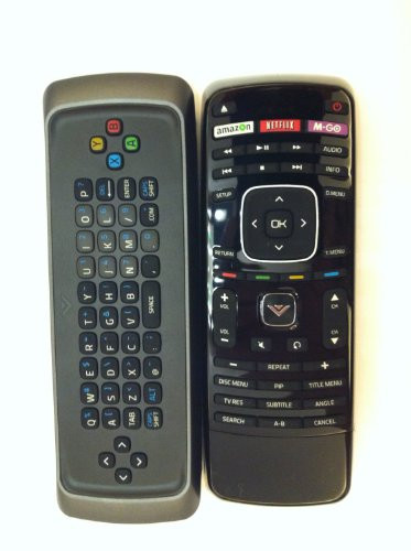 New blu-ray BD dual side Keyboard remote control XRB300 XRD2BR XBR102 work for VIZIO Blu-ray DVD VBR122 VBR135 VBR337 VBR338 VBR370 and more VIZIO Blue Ray dvd