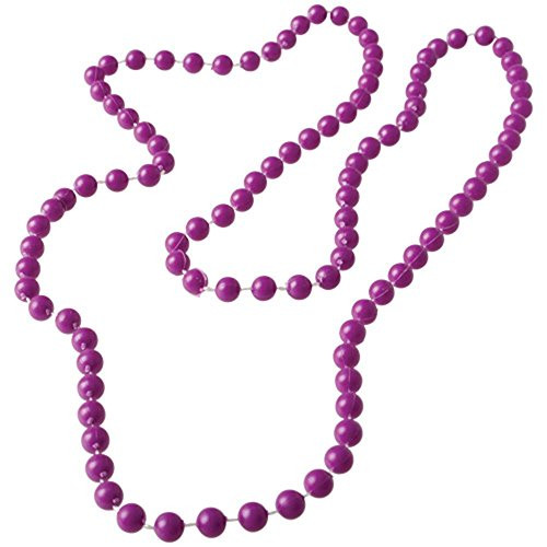 U.S. Toy JA423 Bead Necklaces, Purple