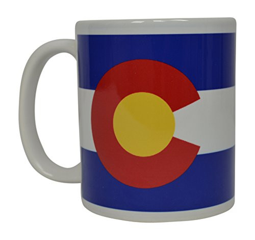 Best Coffee Mug Colorado State Flag Novelty Cup Great Gift Idea For Men Women