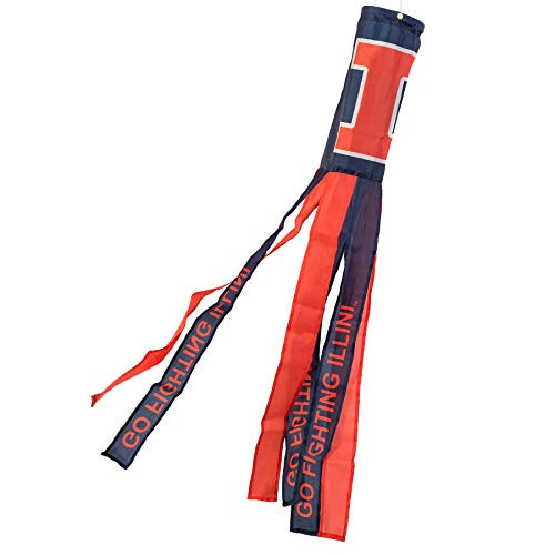 College Flags & Banners Co. Illinois Fighting Illini Windsock College Flags & Banners Co. Illinois Fighting Illini Windsock