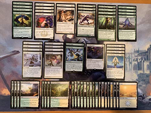Elite Enchantment Deck - Green White - Modern Legal - Custom Built - Magic The Gathering - MTG - 60 Card!