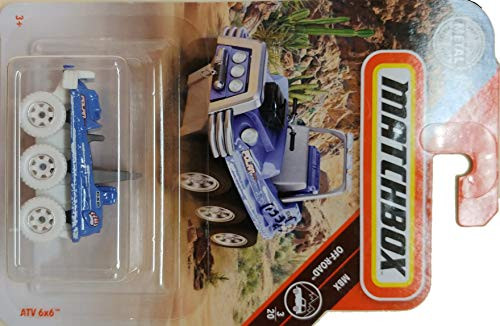 Matchbox Mattel 2018 MBX Off Road - ATV 6x6 (Light Blue)