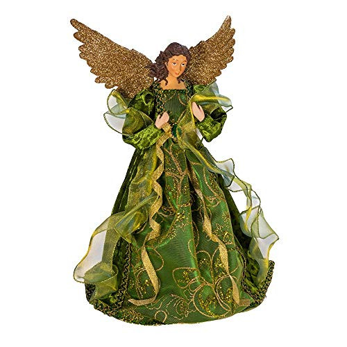 Kurt Adler Kurt S. Adler 16-Inch Polyester Irish Angel Treetop, Multi