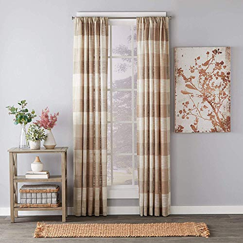 SKL Home by Saturday Knight Ltd. Aiden Curtain Panel, 52 Inches x 63 Inches, Taupe