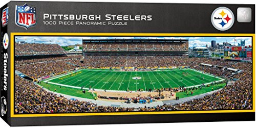 MasterPieces NFL Pittsburgh Steelers Stadium Panoramic Jigsaw Puzzle, 1000 Pieces MasterPieces NFL Pittsburgh Steelers Stadium Panoramic Jigsaw Puzzle, 1000 Pieces
