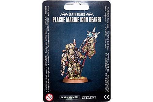 Games Workshop Warhammer 40k Death Guard Plague Marine Icon Bearer