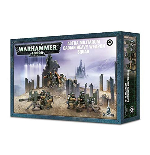 Games Workshop Warhammer 40,000 Cadian Heavy Weapon Squad Games Workshop Warhammer 40,000 Cadian Heavy Weapon Squad