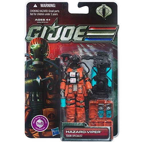 G.I. Joe 30th Anniversary 3 3/4 Inch Action Figure Hazard Viper Toxin Specialist G.I. Joe 30th Anniversary 3 3/4 Inch Action Figure Hazard Viper Toxin Specialist