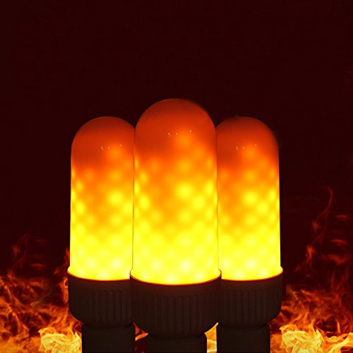 Flame Bulb - LED Flickering Flame Bulb Light E26 1300K True Fire Color Candles Flicker Effect